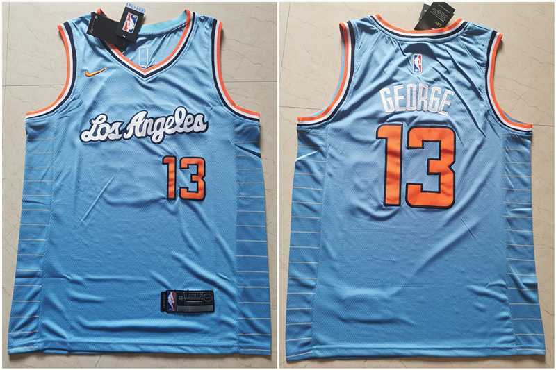 Clippers 13 Paul George Light Blue Nike Swingman Jersey,We sell and wholesale Clippers 13 Paul George Light Blue Nike Swingman Jersey on line form chian!